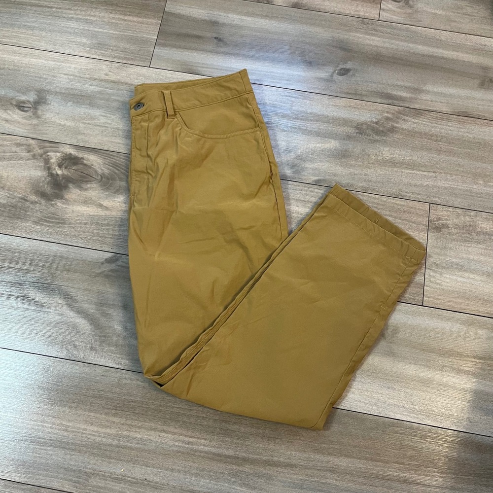 The North Face Mens Motion Pants 36 Short Brown Ochre Hiking Outdoor Utility